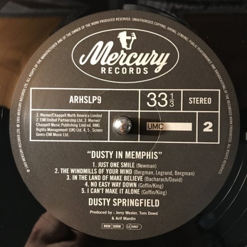 Dusty Springfield - Dusty In Memphis (Abbey Road Reissue 2019) LP