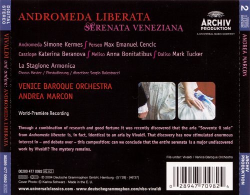 Andrea Marcon, Simone Kermes, Max Emanuel Cencic - Vivaldi: Andromeda Liberata (2004)
