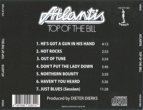 Atlantis - Top Of The Bill (Reissue) (1978/2019)