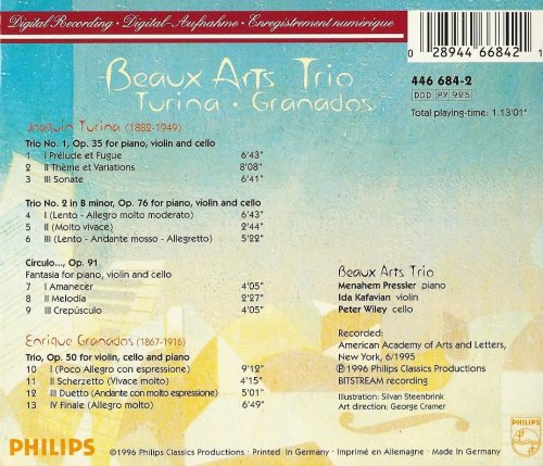 Beaux Arts Trio - Turina: Piano Trios Nos. 1 & 2, Fantasía, Granados: Piano Trio (1996)