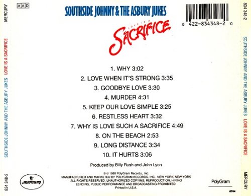 Southside Johnny & The Asbury Jukes - Love Is A Sacrifice (Reissue) (1980/1990)