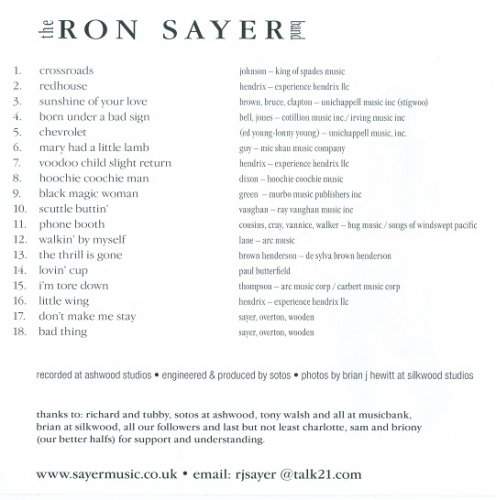 The Ron Sayer Band - Don't Make Me Stay (2005)