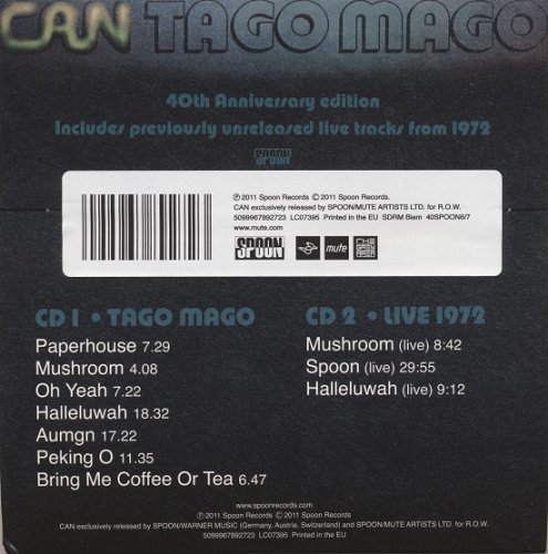 Can - Tago Mago (40th Anniversary Edition, 2 CD, Remastered) (1971/2011)