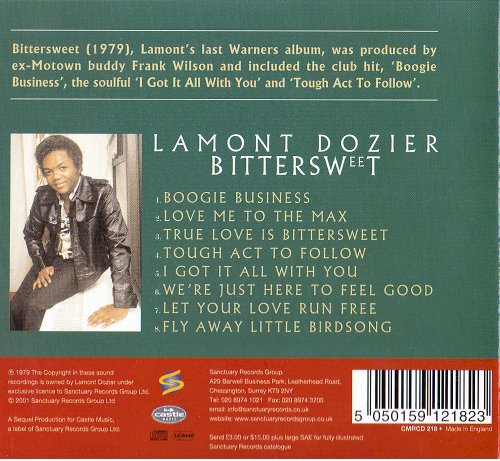 Lamont Dozier - Bittersweet (1979) [2001]