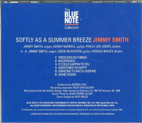 The Incredible Jimmy Smith - Softly as a Summer Breeze (1965) [1998 The Blue Note Collection]