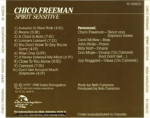 Chico Freeman - Spirit Sensitive (1979)