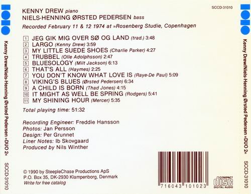 Kenny Drew & Niels-Henning Orsted Pedersen - Duo 2 (1990) CD Rip