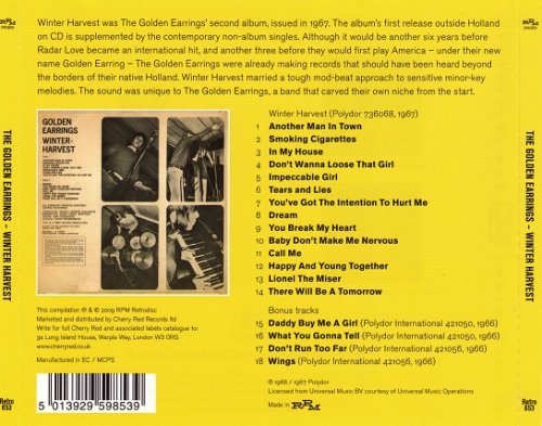 The Golden Earrings - Winter-Harvest (Reissue, Remastered) (1966/2009)