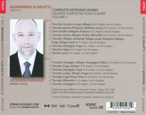 Alexander Weimann - Scarlatti: Complete Keyboard Works, Vol. 2 (2010)