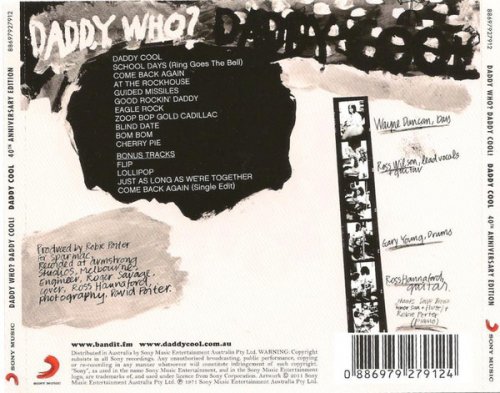 Daddy Cool - Daddy Who, Daddy Cool! (Reissue) (1971/2011)