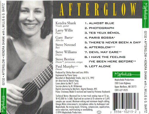 Kendra Shank - Afterglow (1992) WAV