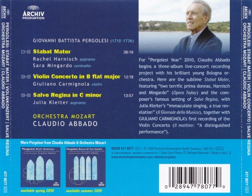 Claudio Abbado - Pergolesi: Stabat Mater (2009)