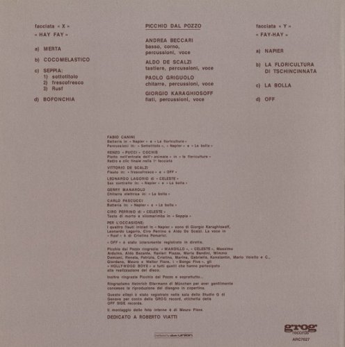 Picchio dal Pozzo - Picchio dal Pozzo (Reissue) (1976/2003)
