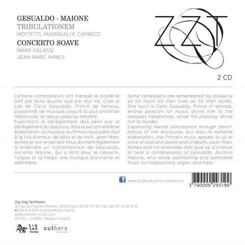 Concerto Soave, Mara Galassi, Jean-Marc Aymes - Gesualdo & Maione: Tribulationem (2013)