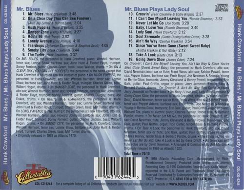 Hank Crawford - Mr. Blues-Mr. Blues Plays Lady Soul (1999)