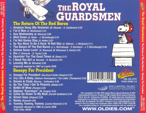 The Royal Guardsmen - The Return Of The Red Barron / Snoopy For President (Reissue) (1967-68/2001)