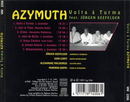 Azymuth - Volta a Turma (1991)FLAC