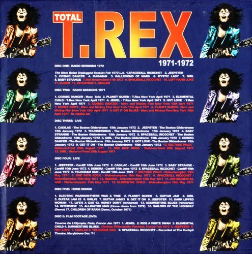 Marc Bolan and T. Rex - Total T. Rex 1971-1972 (5CD Set) (2004)