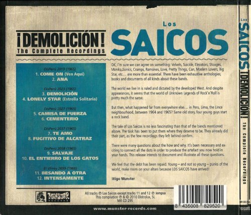 Los Saicos - ¡Demolición! The Complete Recordings (Reissue) (1965-66/2010)