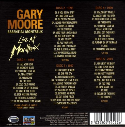 Gary Moore - Essential Montreux (Special Edition 2009)