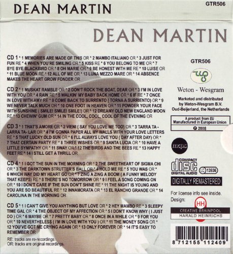 Dean Martin - His Essential Recordings (Box set, 2008)