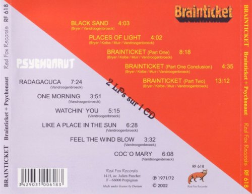 Brainticket - Brainticket + Psychonaut (Reissue) (1971-72/2002)