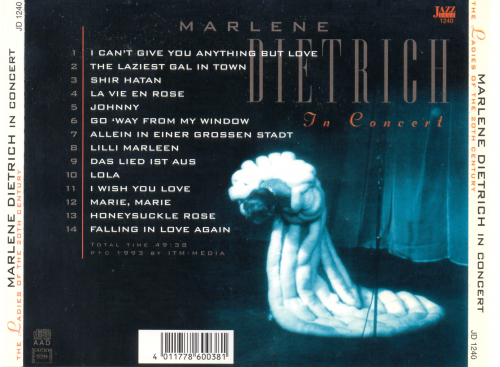 Marlen Dietrich - In Concert (1993)