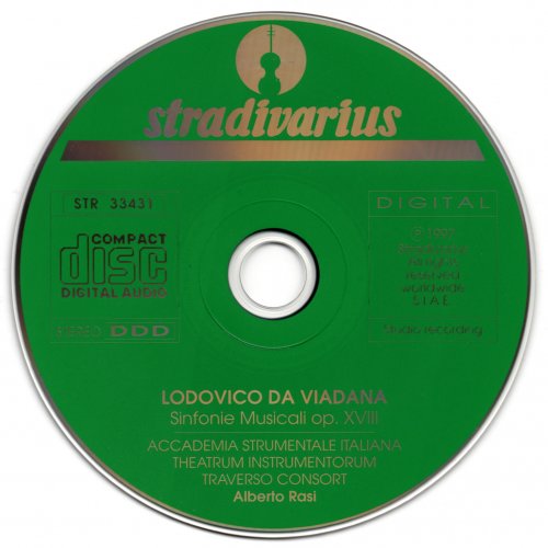 Accademia Strumentale Italiana, Alberto Rasi - Viadana: Sinfonie Musicali (1997)