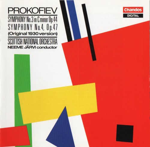 Scottish National Orchestra, Neeme Järvi - Prokofiev: Symphonies Nos. 3 & 4 (1985)