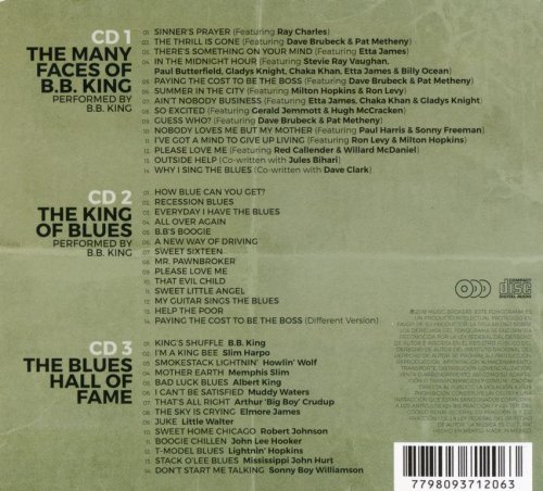 VA - The Many Faces Of B.B. King (2018) {3CD Box Set}