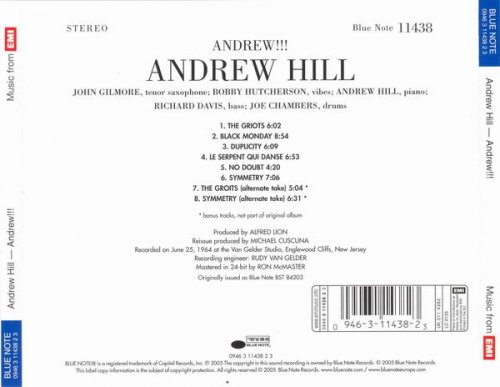 Andrew Hill - Andrew!!! (1964) CD Rip