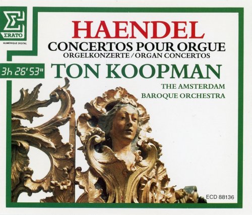 Ton Koopman, The Amsterdam Baroque Orchestra - Handel: Concertos pour orgue (3CD) (1986)