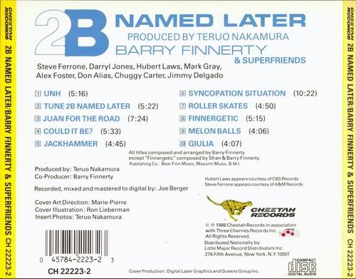 Barry Finnerty - 2B Named Later (1988)