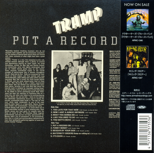 Tramp - Put A Record On (Reissue) (1974/2007)