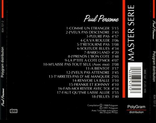 Paul Personne - Master Serie (1988) CD Rip