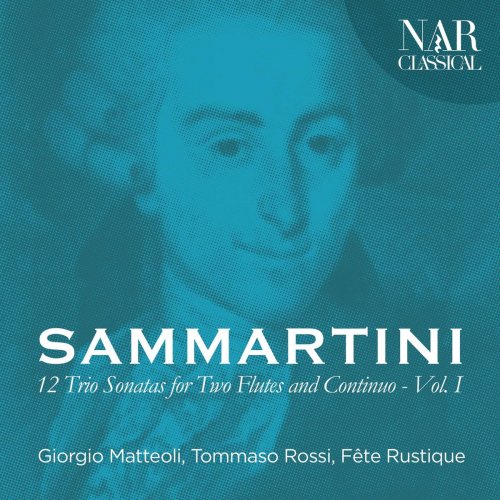 Giorgio Matteoli - Giuseppe Sammartini - 12 Trio Sonatas for Two Flutes and Continuo, Vol. I (2019)