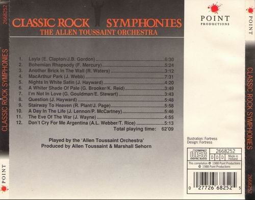 The Allen Toussaint Orchestra - Classic Rock Symphonies (1988)