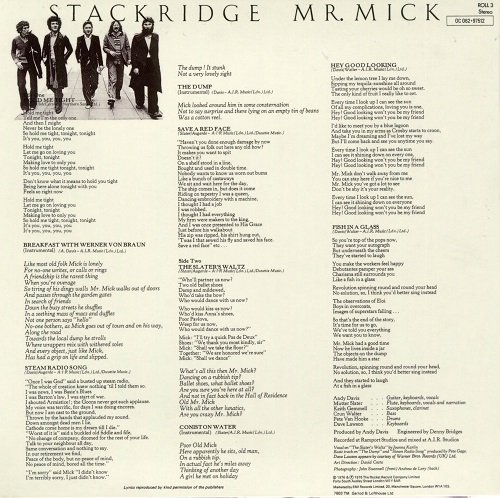 Stackridge - Mr. Mick (Japan Remastered) (1976/2008)