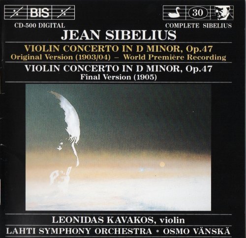 Leonidas Kavakos, Osmo Vänskä - Sibelius: Violin Concerto (Original and Final Versions) (1990) CD-Rip