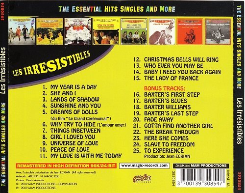 Les Irresistibles - L'Integrale / Complete Works (The Essential Hits Singles And More) (Reissue) (1968-71/2009)