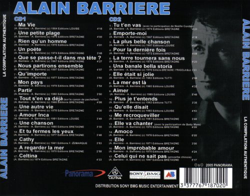 Alain Barriere - La compilation authentique (2005)