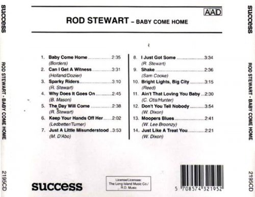 Rod Stewart - Baby Come Home (1993)