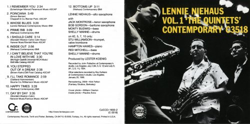 Lennie Niehaus - Volumes #1-5 (1954-1956) CD-Rip