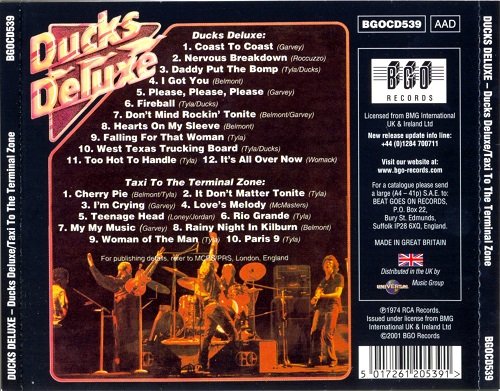 Ducks Deluxe - Ducks Deluxe / Taxi To The Terminal Zone (Reissue) (1974-75/2001)