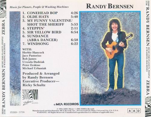 Randy Bernsen - Music For Planets, People & Washing Machines (1985)