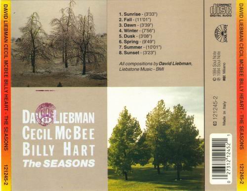 Dave Liebman, Cecil McBee, Billy Hart - The Seasons (1993)