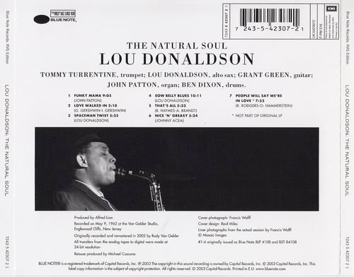 Lou Donaldson - The Natural Soul (1962)