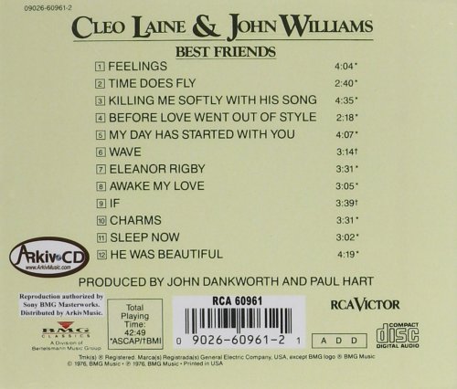 Cleo Laine and John Williams - Best Friends (Reissue) (1976/1994) Lossless