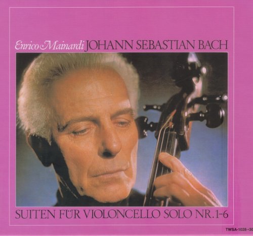 Enrico Mainardi - J.S. Bach: 6 Cello Suites (1963) [2016 SACD The Valued Collection Platinum]