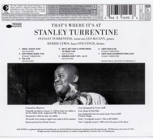 Stanley Turrentine - That's Where Is At (1962/2005)